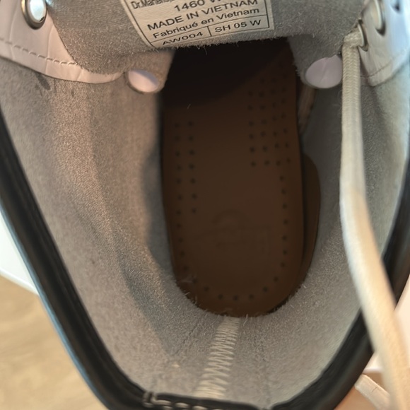 Dr. Martens 1460 Croc-Embossed Patent Leather Boots - Picture 4 of 8